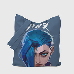 Сумка-шопер Jinx Arcane, цвет: 3D-принт