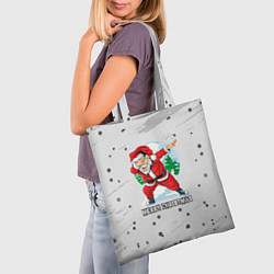 Сумка-шопер Merry Christmas Santa Dabbing, цвет: 3D-принт — фото 2
