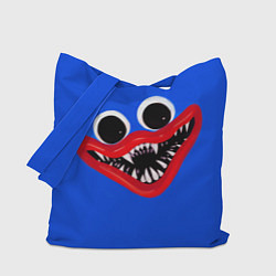Сумка-шопер Huggy Wuggy Smile, Poppy Playtime, цвет: 3D-принт