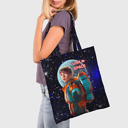 Сумка-шопер Затерянные в космосе Lost in space, цвет: 3D-принт — фото 2