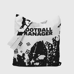 Сумка-шопер FOOTBALL MANAGER 2022 - Краски, цвет: 3D-принт