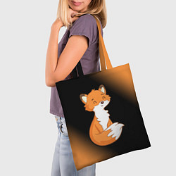 Сумка-шопер FOX - Градиент, цвет: 3D-принт — фото 2