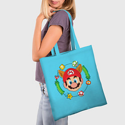 Сумка-шопер Марио с ушками, цвет: 3D-принт — фото 2