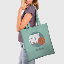 Сумка-шопер Basketball Спорт, цвет: 3D-принт — фото 2