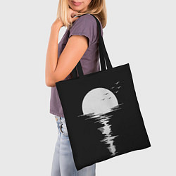 Сумка-шопер Лунная Музыкальная Дорожка, цвет: 3D-принт — фото 2