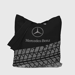 Сумка-шопер Mercedes-Benz шины, цвет: 3D-принт