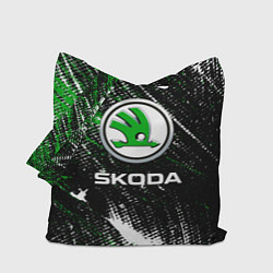 Сумка-шоппер Skoda: Потёртости