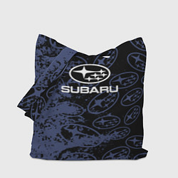 Сумка-шопер Subaru Pattern спорт, цвет: 3D-принт