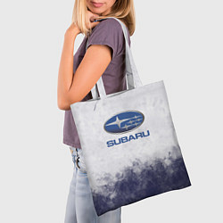 Сумка-шопер Subaru Трещина, цвет: 3D-принт — фото 2