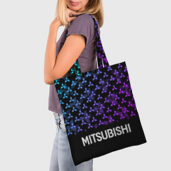 Сумка-шопер MITSUBISHI NEON PATTERN, цвет: 3D-принт — фото 2