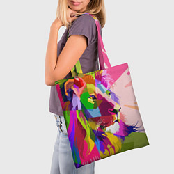 Сумка-шопер Lion abstraction, цвет: 3D-принт — фото 2