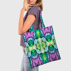 Сумка-шопер Калейдоскоп паттерн, цвет: 3D-принт — фото 2