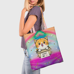Сумка-шопер Забери меня к себе!, цвет: 3D-принт — фото 2