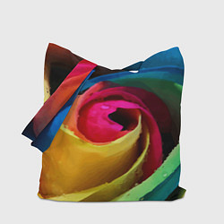 Сумка-шопер Роза fashion 2022, цвет: 3D-принт