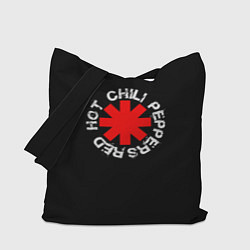 Сумка-шопер Red Hot Chili Peppers Rough Logo, цвет: 3D-принт