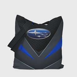 Сумка-шопер Спортивная броня Subaru, цвет: 3D-принт