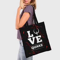 Сумка-шопер Quake Love Классика, цвет: 3D-принт — фото 2