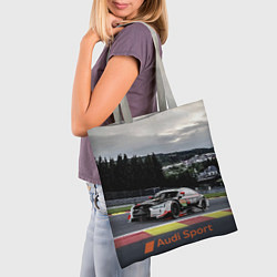 Сумка-шопер Audi Sport Racing team Ауди Спорт Гоночная команда, цвет: 3D-принт — фото 2