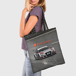 Сумка-шопер Audi Sport Racing Team Short Track Car Racing Авто, цвет: 3D-принт — фото 2