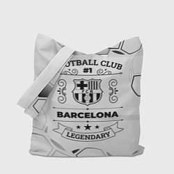 Сумка-шопер Barcelona Football Club Number 1 Legendary, цвет: 3D-принт