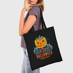 Сумка-шопер HALLOWEEN ROCKER PARTY, цвет: 3D-принт — фото 2