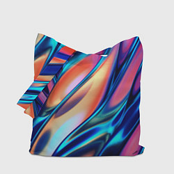 Сумка-шопер Colorful flow, цвет: 3D-принт