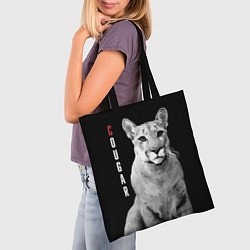Сумка-шопер Cougar - wild cat, цвет: 3D-принт — фото 2