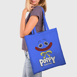 Сумка-шопер Poppy Playtime Huggy Wuggy, цвет: 3D-принт — фото 2