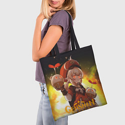 Сумка-шопер Девочка Кли с талантом пиротехника, цвет: 3D-принт — фото 2