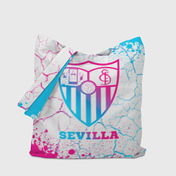 Сумка-шопер Sevilla FC Neon Gradient, цвет: 3D-принт