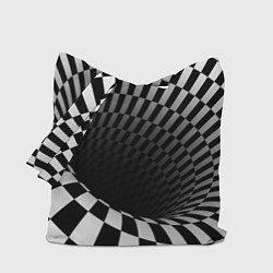 Сумка-шопер Портал - оптическая иллюзия, цвет: 3D-принт