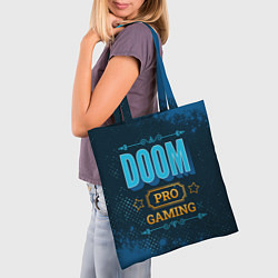 Сумка-шопер Игра Doom: pro gaming, цвет: 3D-принт — фото 2
