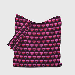 Сумка-шопер Poppy Playtime - Kissy Missy Pattern - Huggy Wuggy, цвет: 3D-принт