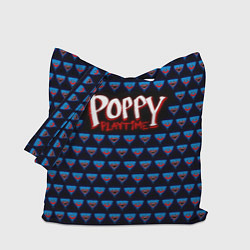 Сумка-шопер Poppy Playtime - Huggy Wuggy Pattern, цвет: 3D-принт
