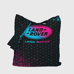 Сумка-шопер Land Rover - neon gradient, цвет: 3D-принт