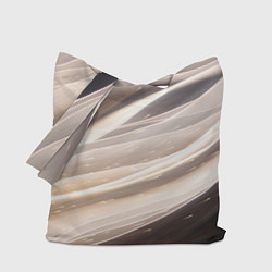 Сумка-шоппер Абстрактные волны и огни бесконечности