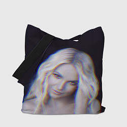 Сумка-шопер Britney Spears Glitch, цвет: 3D-принт