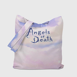 Сумка-шопер Angels of Death sky clouds, цвет: 3D-принт