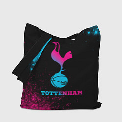 Сумка-шопер Tottenham - neon gradient, цвет: 3D-принт