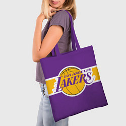 Сумка-шопер LA Lakers NBA, цвет: 3D-принт — фото 2