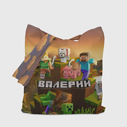 Сумка-шопер Валерий Minecraft, цвет: 3D-принт