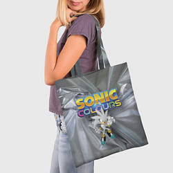 Сумка-шопер Silver Hedgehog - Sonic - Video Game, цвет: 3D-принт — фото 2