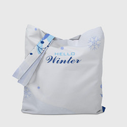 Сумка-шопер Привет Зима, цвет: 3D-принт