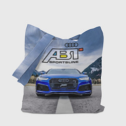 Сумка-шопер Audi ABT - sportsline на трассе, цвет: 3D-принт