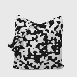 Сумка-шопер Камуфляж Cowskin средний, цвет: 3D-принт
