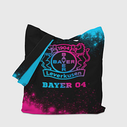 Сумка-шопер Bayer 04 - neon gradient, цвет: 3D-принт
