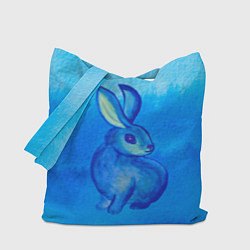 Сумка-шопер Водяной кролик символ 2023, цвет: 3D-принт