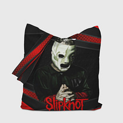 Сумка-шопер Slipknot black & red, цвет: 3D-принт