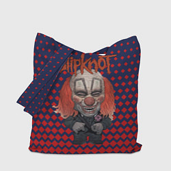 Сумка-шопер Slipknot clown, цвет: 3D-принт