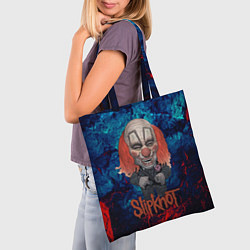 Сумка-шопер Clown Slipknot, цвет: 3D-принт — фото 2